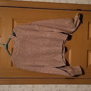 Balloon sleeve sweater